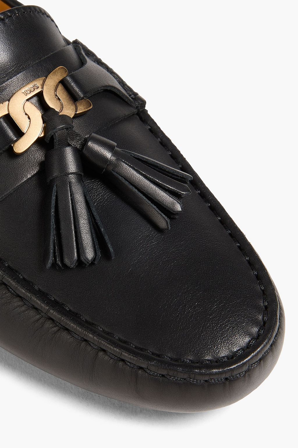TOD'S Tasseled leather loafers