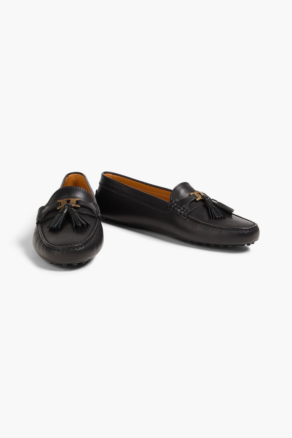 TOD'S Tasseled leather loafers