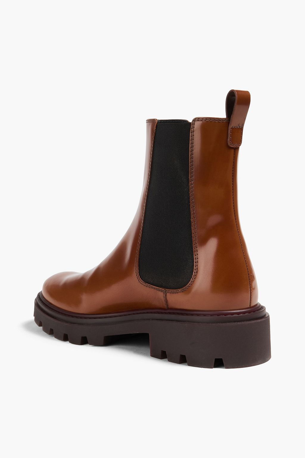 TOD'S Glossed-leather Chelsea boots