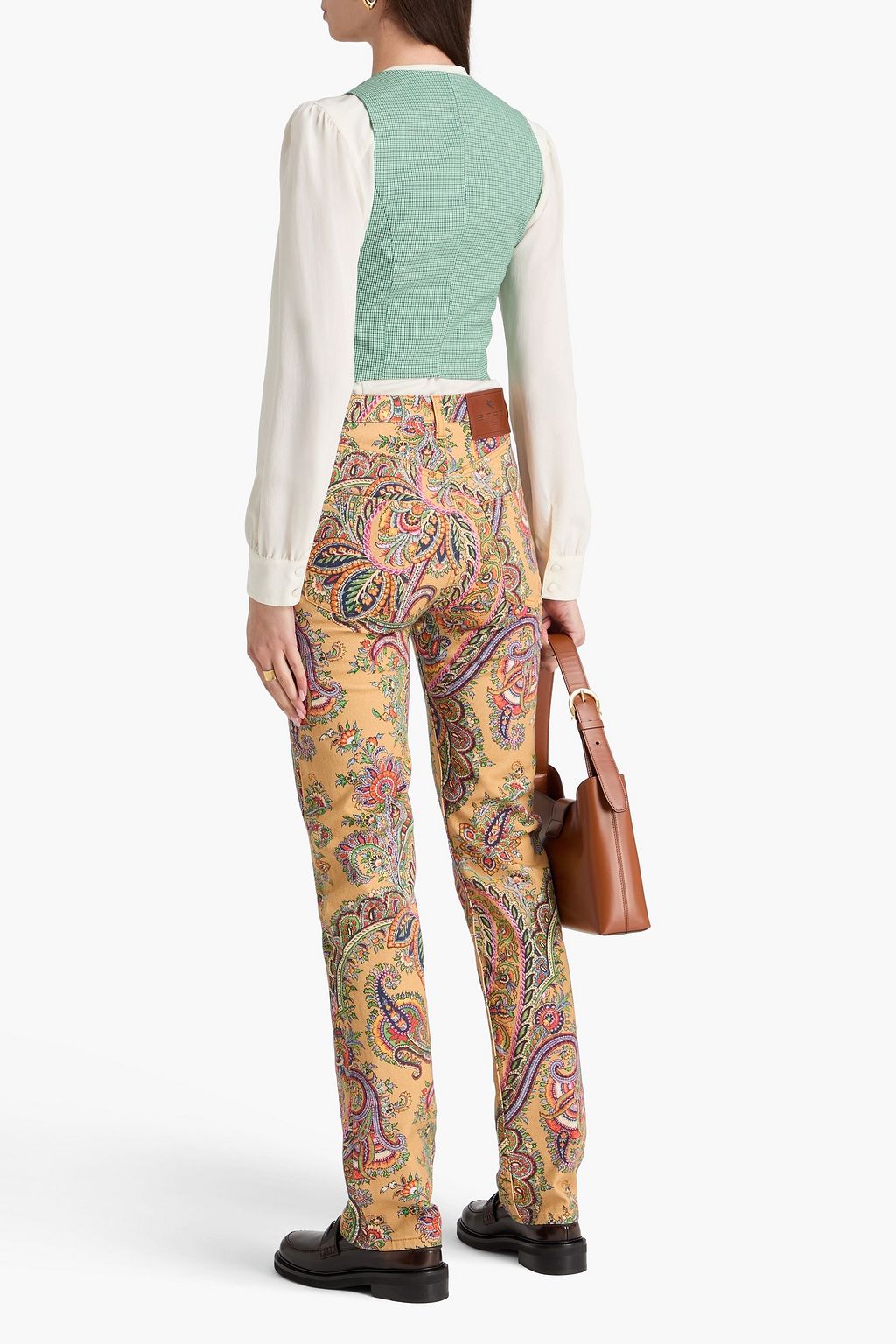 ETRO Checked tweed vest