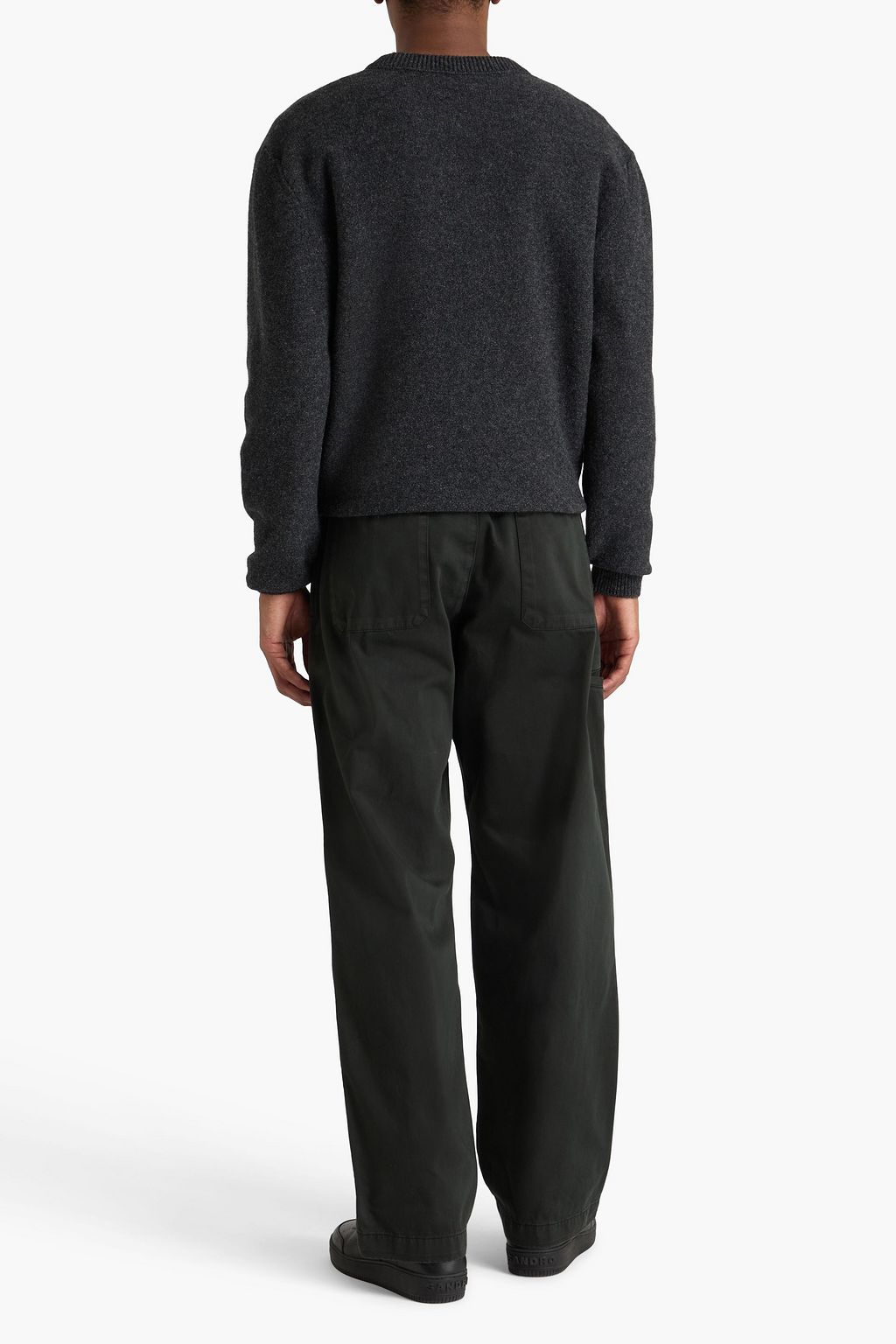 LEMAIRE Belted cotton-sateen cargo pants