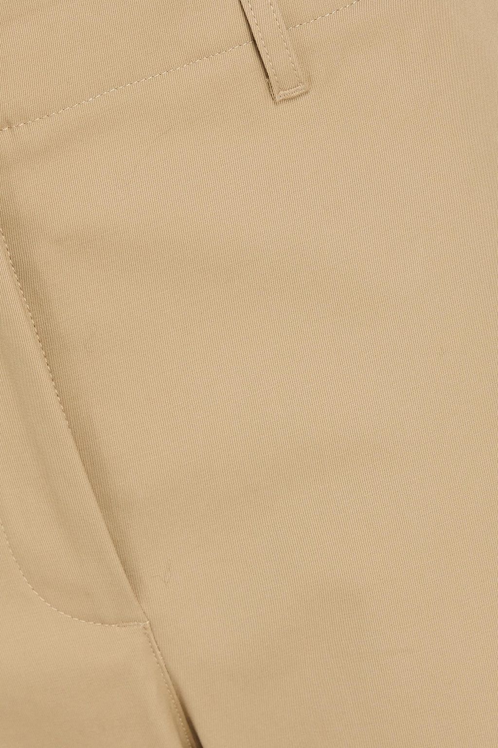 THEORY Cotton-blend twill wide-leg pants