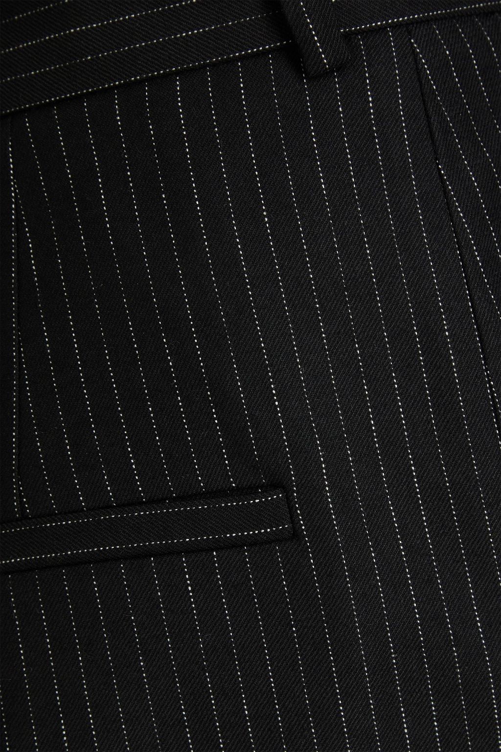 TOTEME Pinstriped twill tapered pants