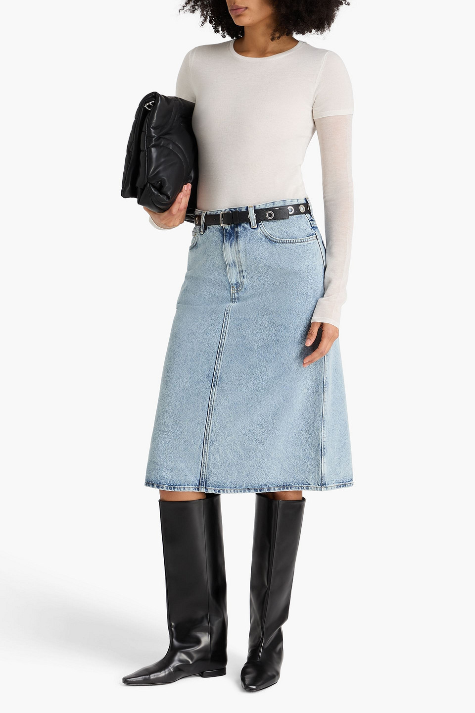 Totême Lyocell-blend Top In White