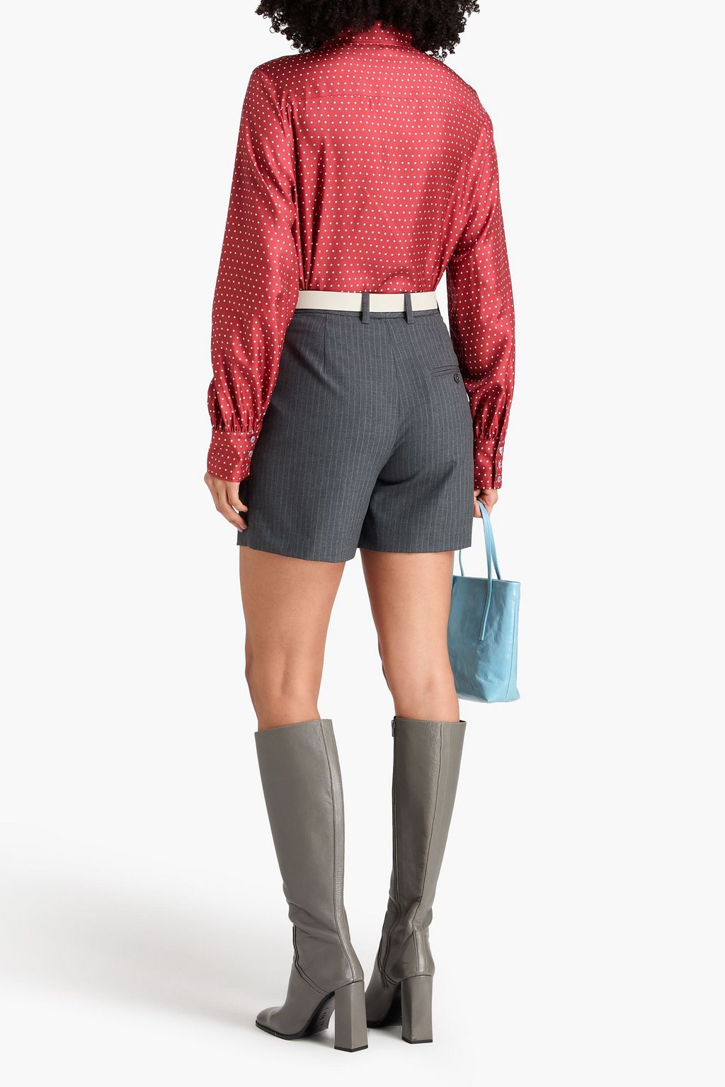 ETRO Polka-dot silk-twill shirt