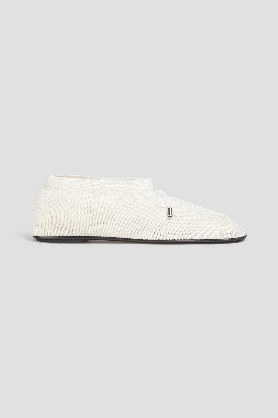 Totême Knitted Flats In White