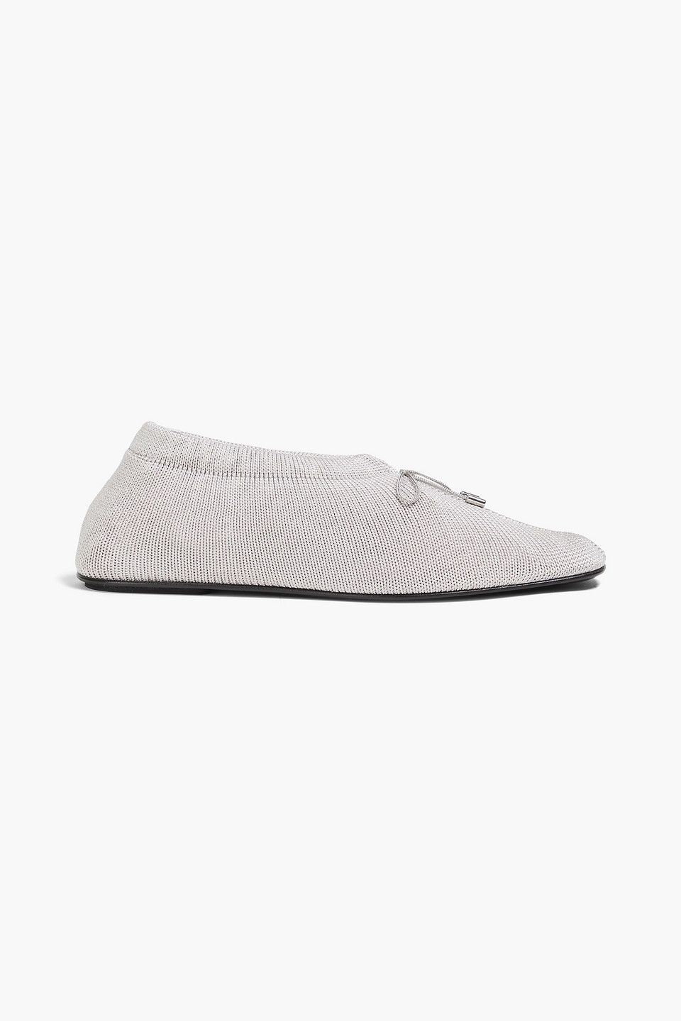Totême Knitted Flats In Gray