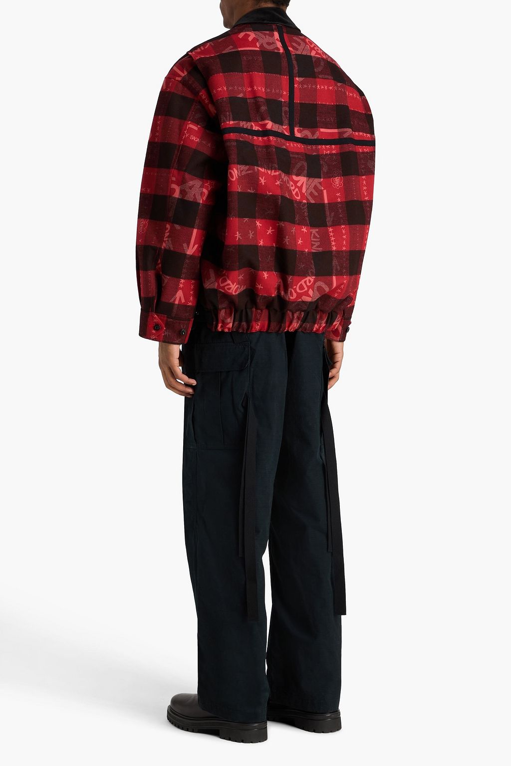 SACAI Printed cotton jacket