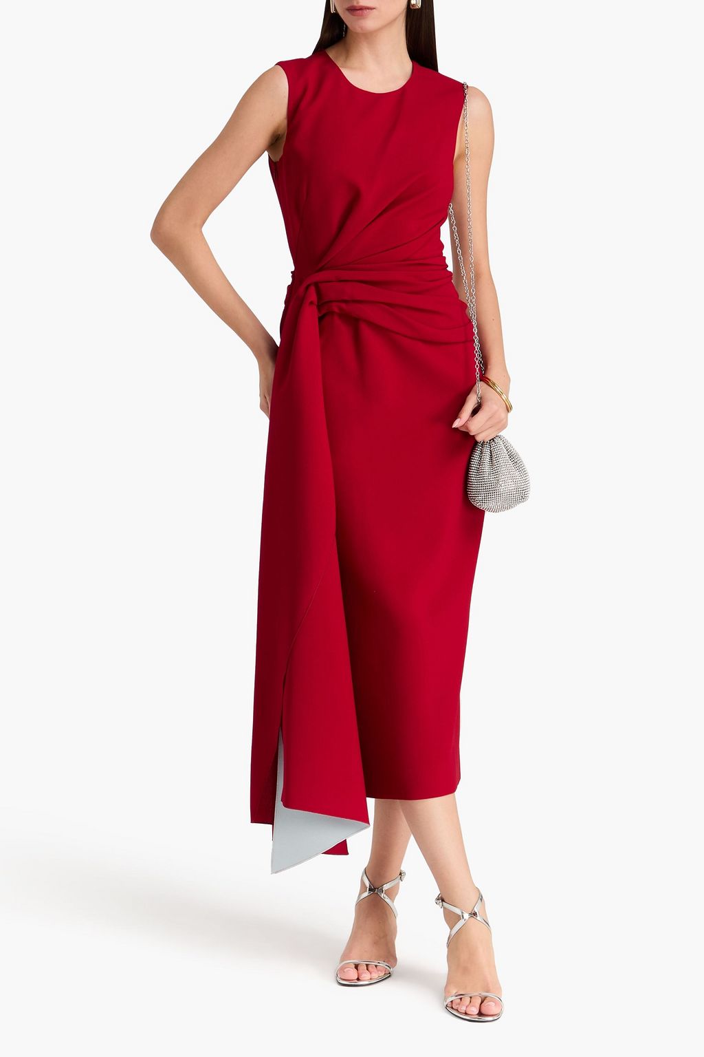 ROKSANDA Elham draped crepe midi dress