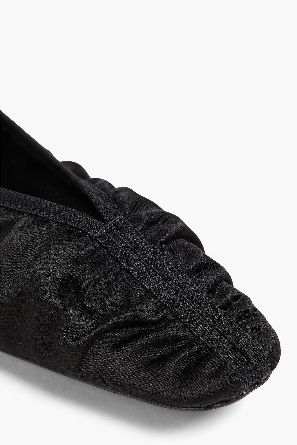 TOTEME Gathered satin flats