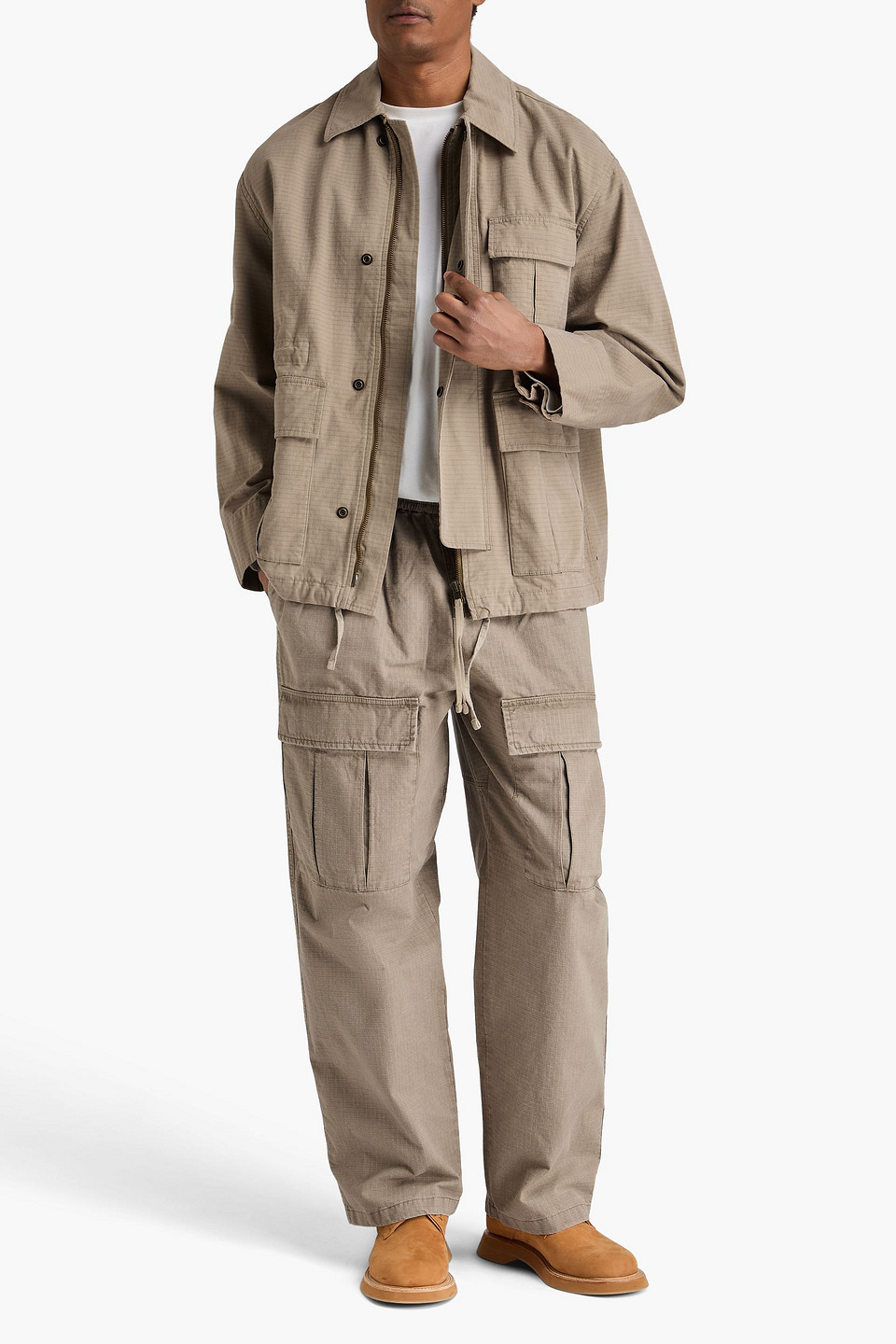  Acne Studios - Cotton-ripstop Jacket - Neutral - It 50 