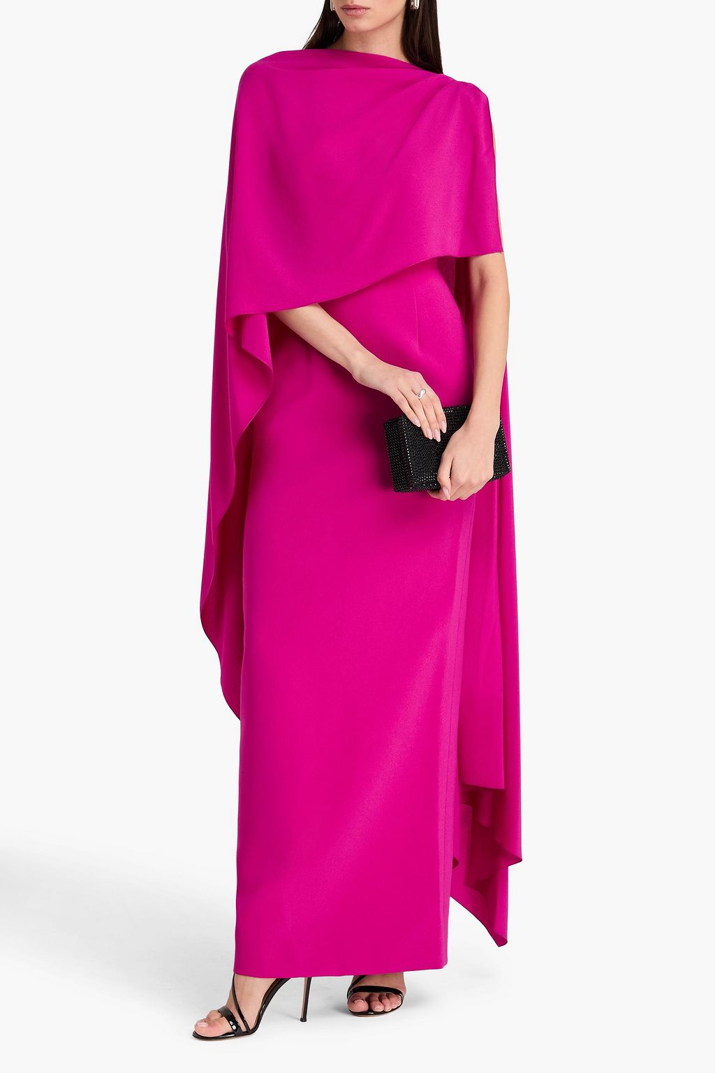 ROKSANDA Miral asymmetric pleated crepe midi dress | THE OUTNET ROKSANDA Miral asymmetric pleated crepe midi dress | THE OUTNET