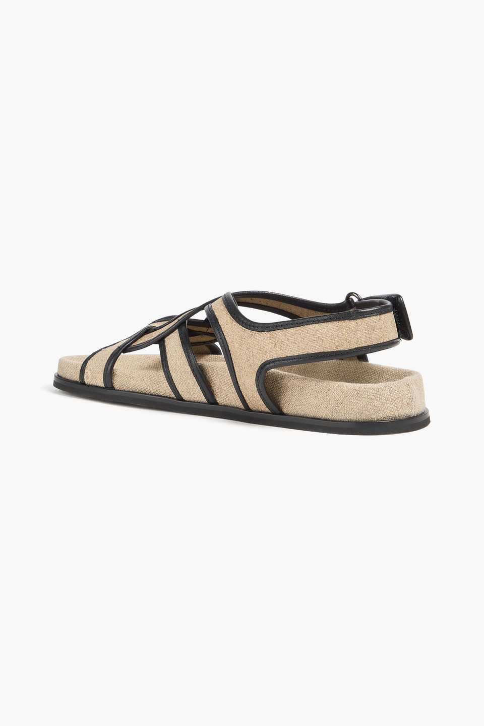  Totême - Canvas Slingback Sandals - Neutral - Eu 35 