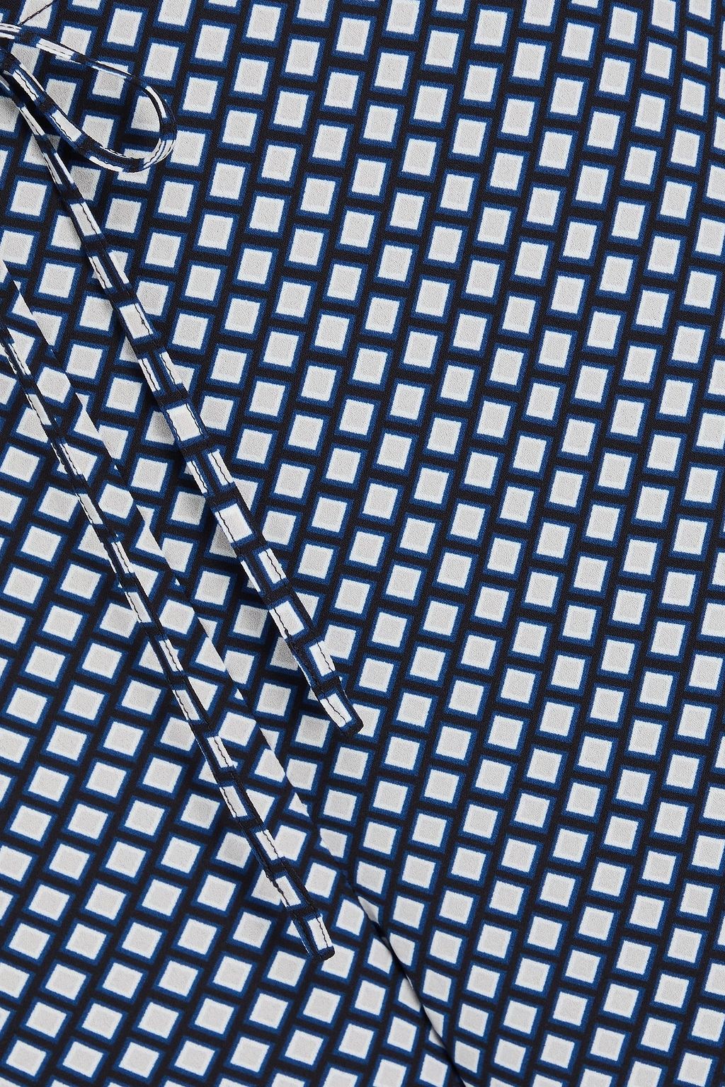 THEORY Printed crepe wide-leg pants