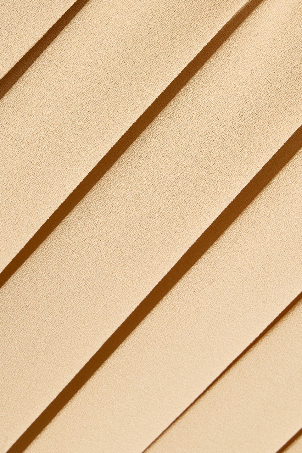 Max Mara Luisa Pleated Crepe Midi Skirt In Sand