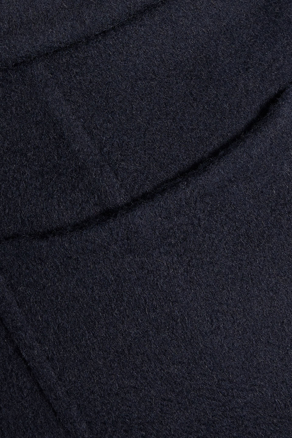 Max Mara Palo Camel Hair Midi Skirt In Blue