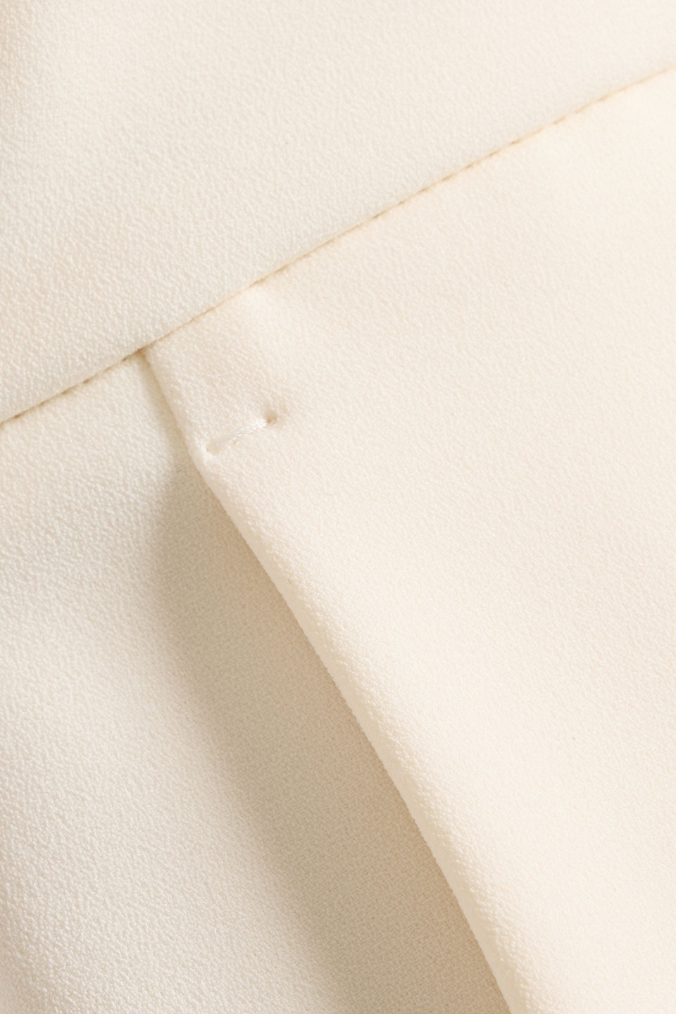 Max Mara Parata Cropped Crepe Straight-leg Pants In White