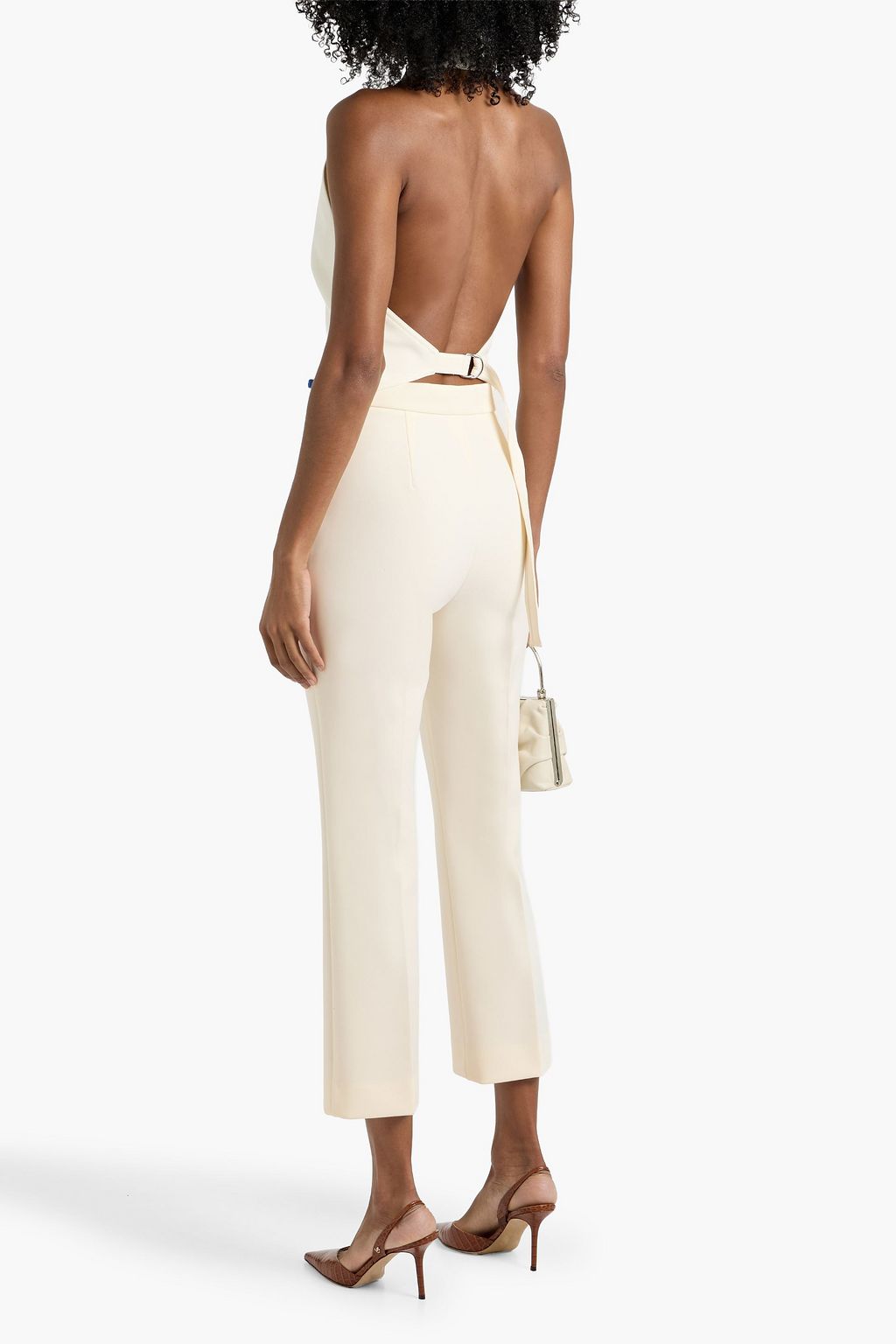 MAX MARA Parata cropped crepe straight-leg pants