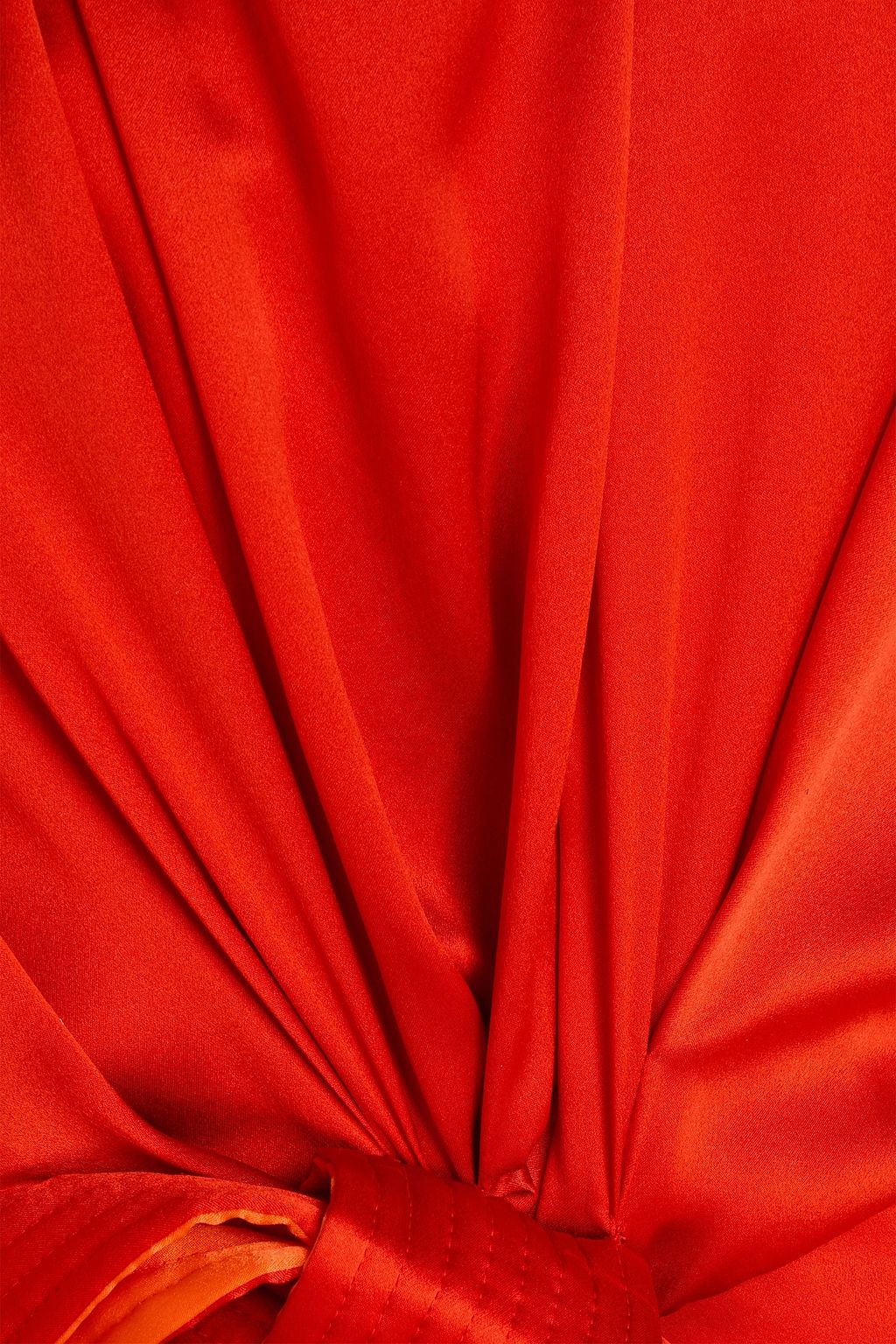 ROKSANDA Hierys tie-detailed silk-satin maxi dress