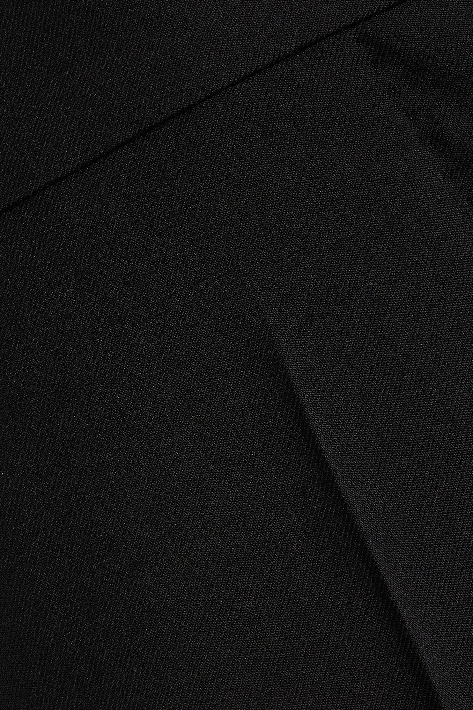 Max Mara Senna Wool-twill Wide-leg Pants In Black