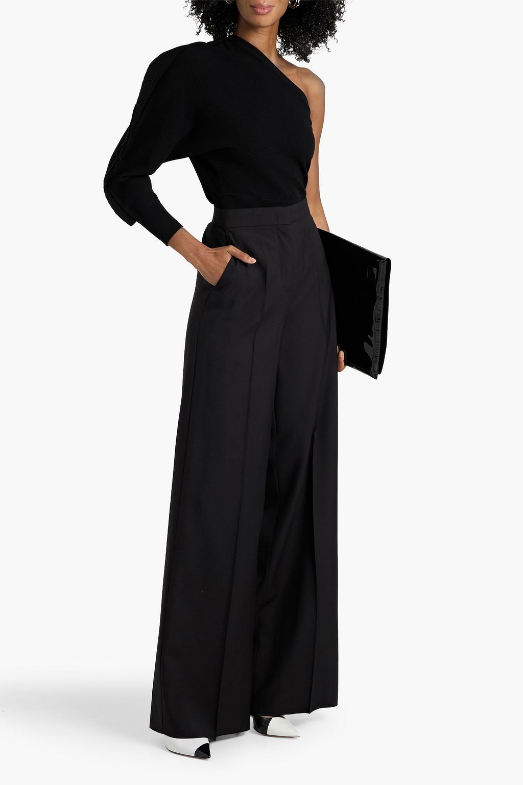 MAX MARA Senna wool-twill wide-leg pants