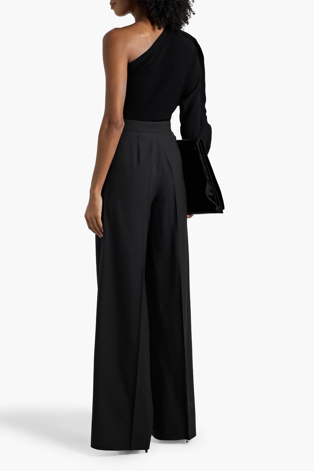 MAX MARA Markus one-sleeve textured-knit sweater