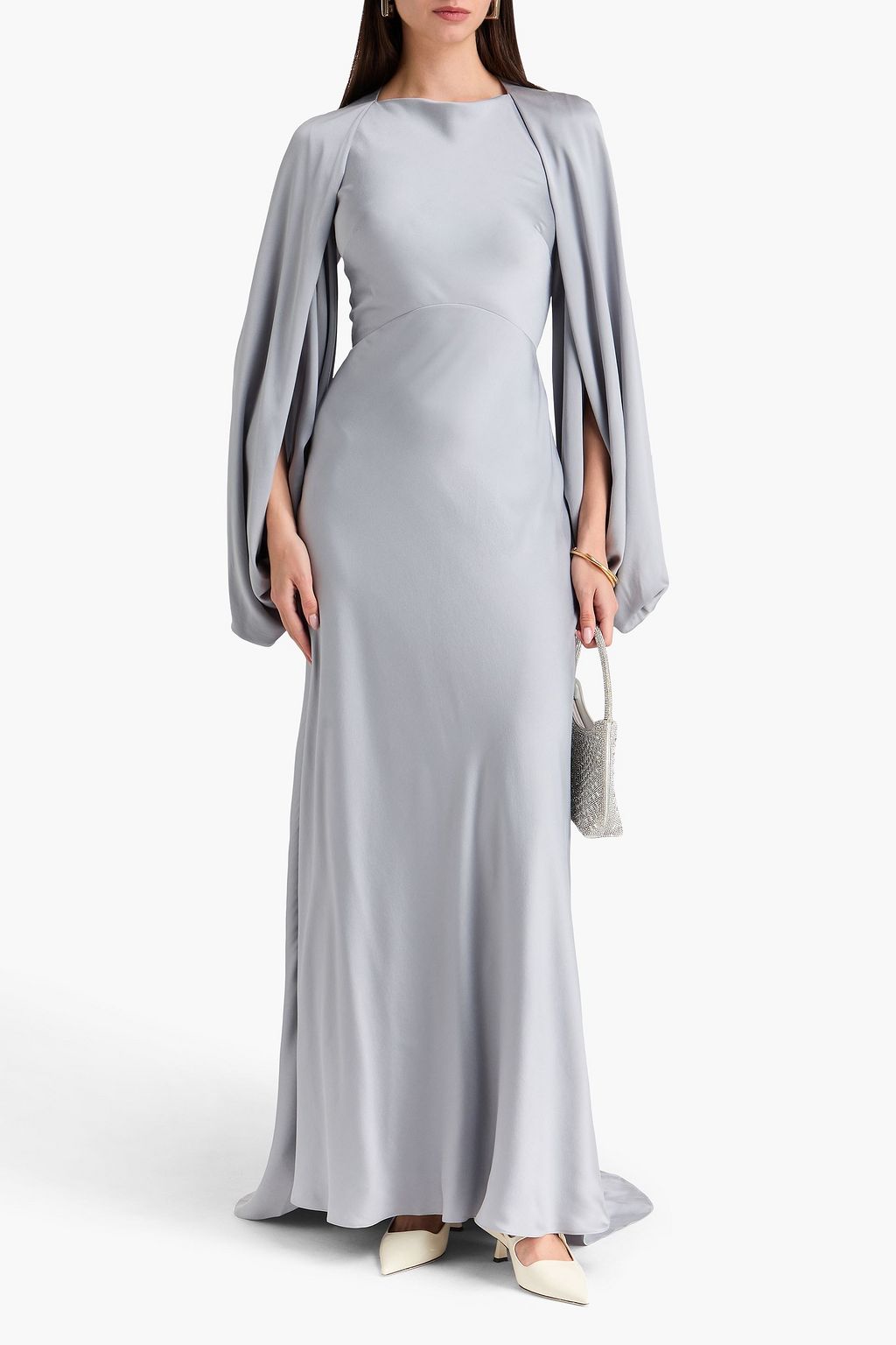 ROKSANDA Kami cutout silk-satin gown