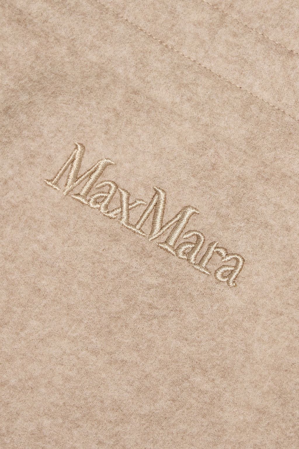 MAX MARA Onagro wool-blend felt mini skirt