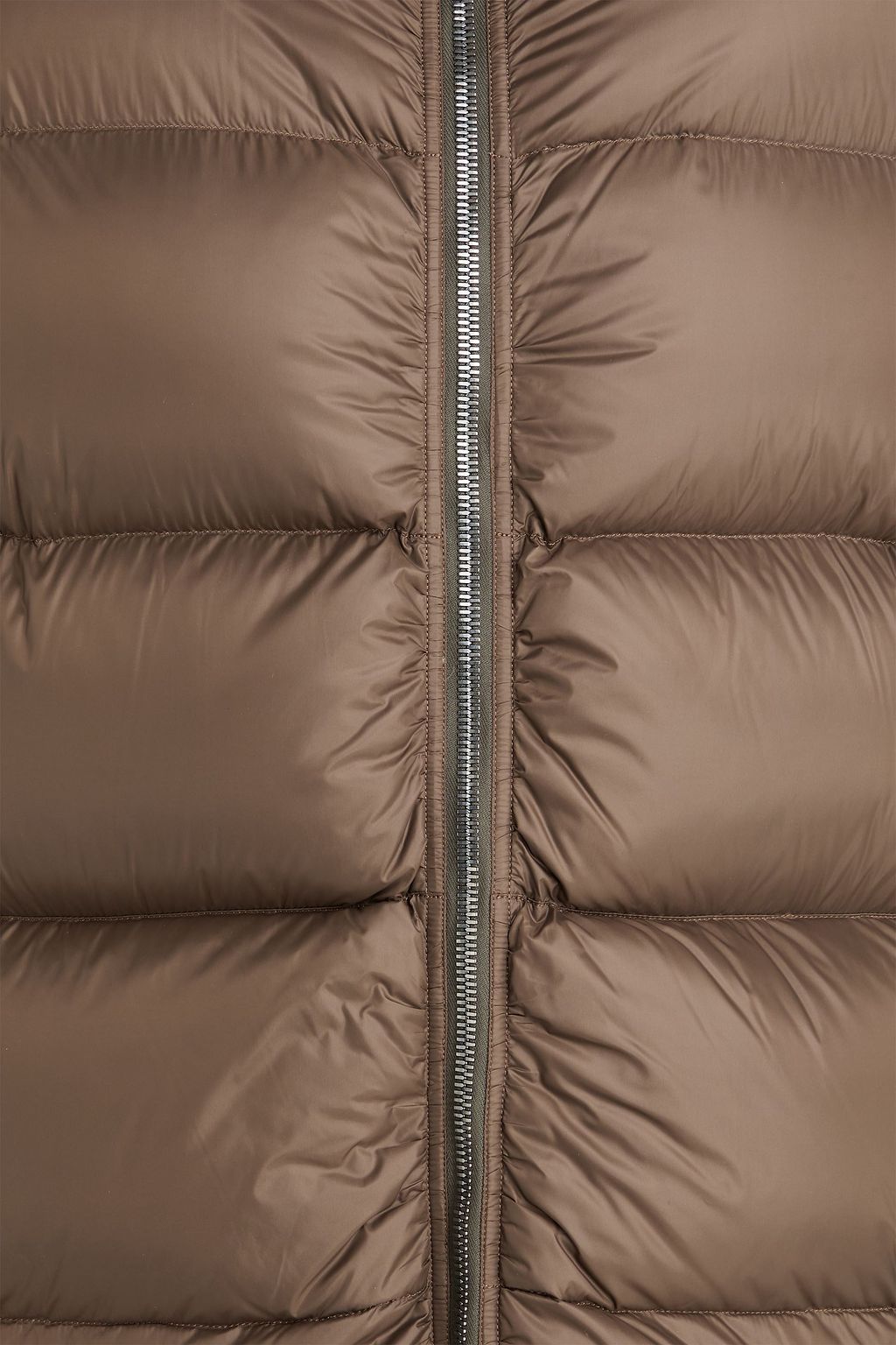 RICK OWENS Daunenmantel aus gestepptem Shell