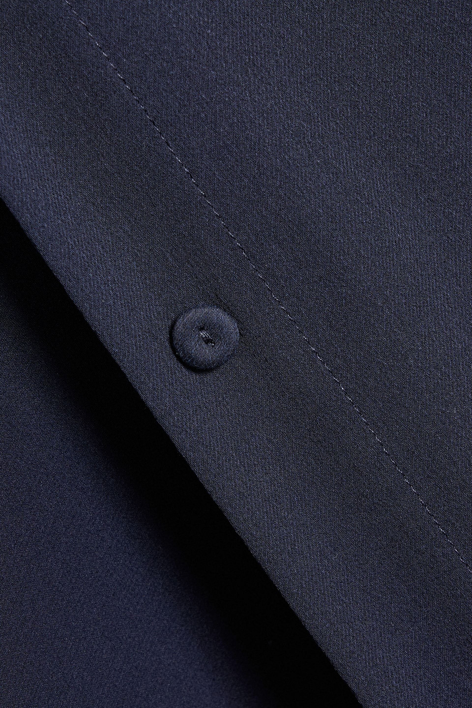 Max Mara Norel Silk Crepe De Chine Shirt In Blue