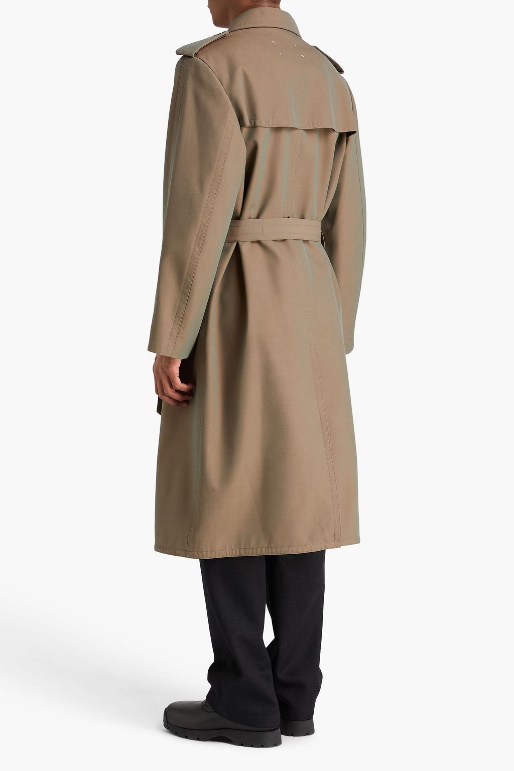 MAISON MARGIELA Belted wool-twill trench coat
