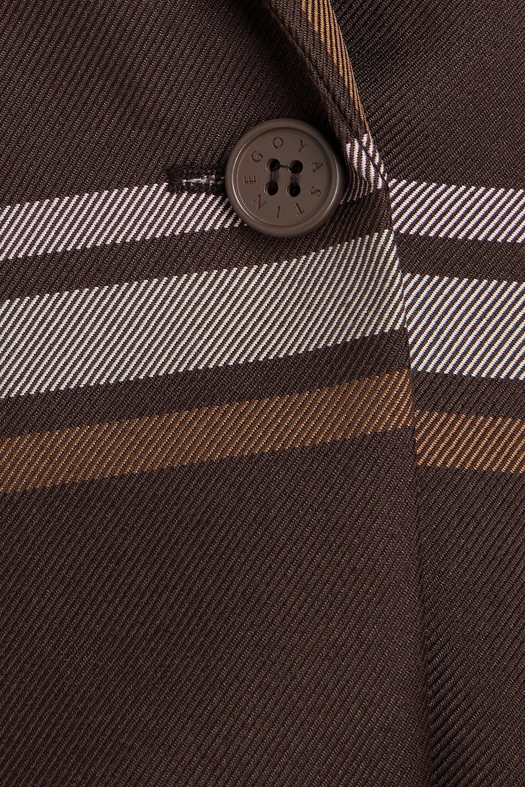 STINE GOYA Checked twill blazer