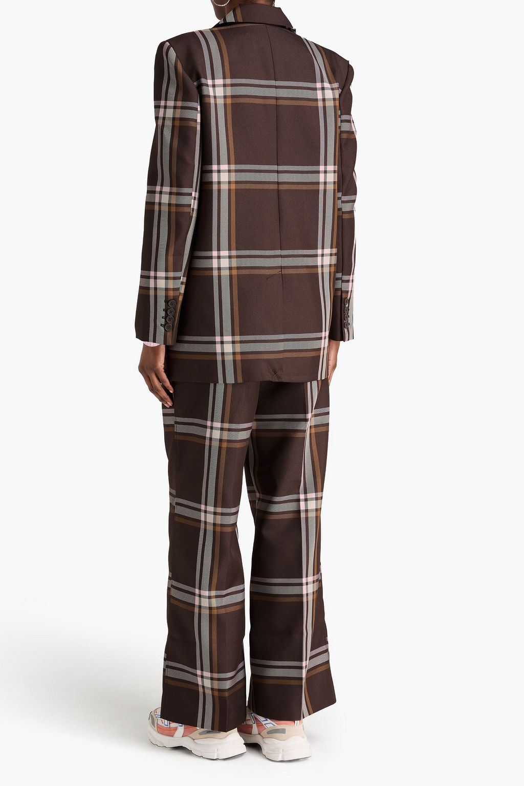 STINE GOYA Checked twill blazer