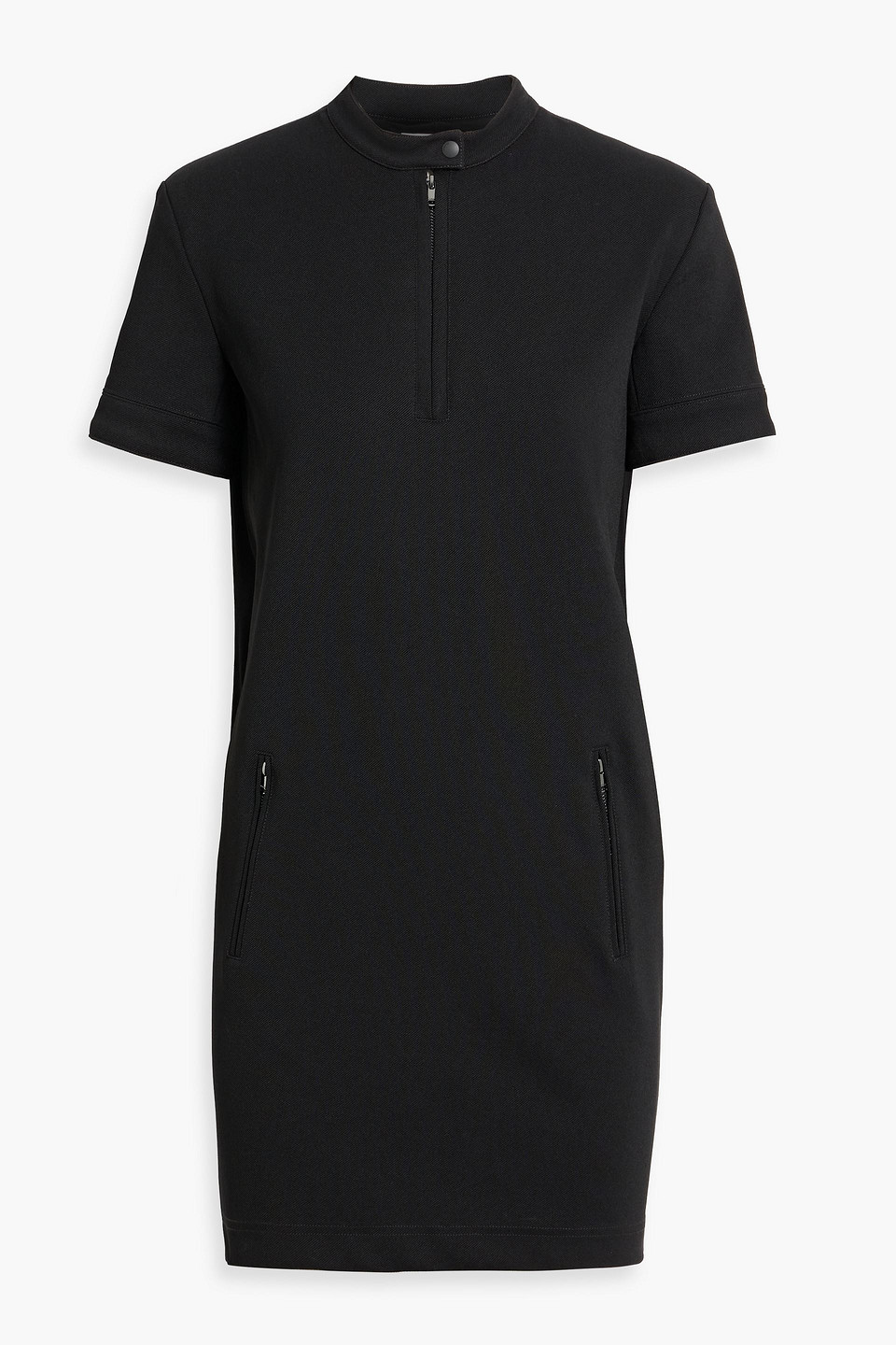 Max Mara Lord Gabardine Mini Dress In Black