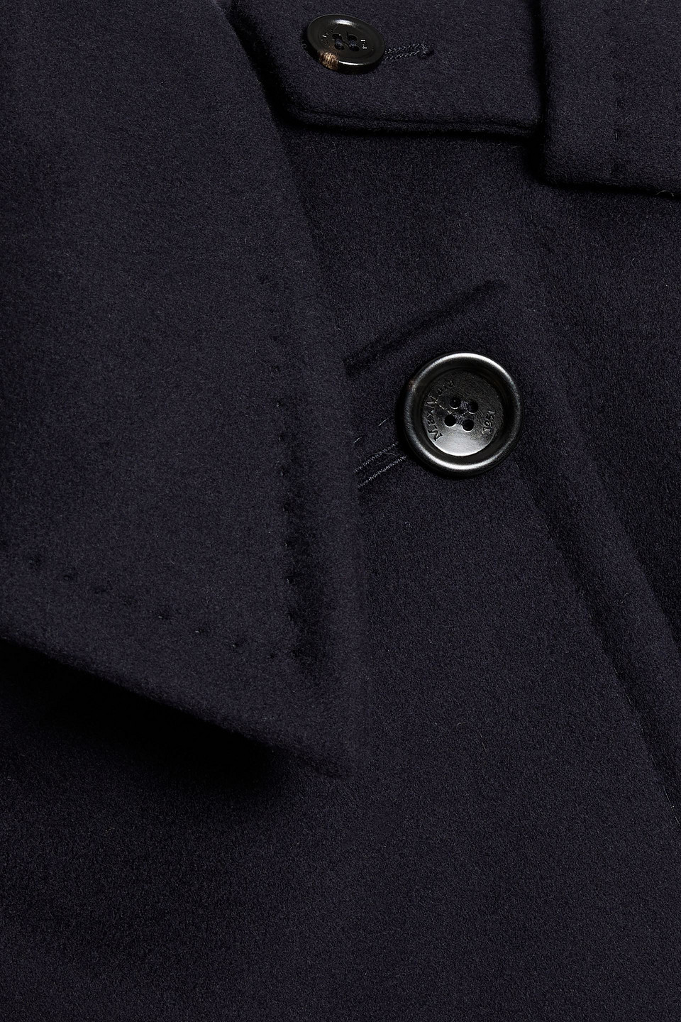 Max Mara Laveno Double-breasted Wool And Cashmere-blend Felt Coat In Blue