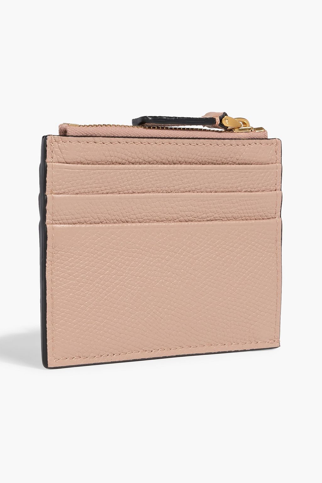 VALENTINO GARAVANI VLOGO pebbled-leather cardholder