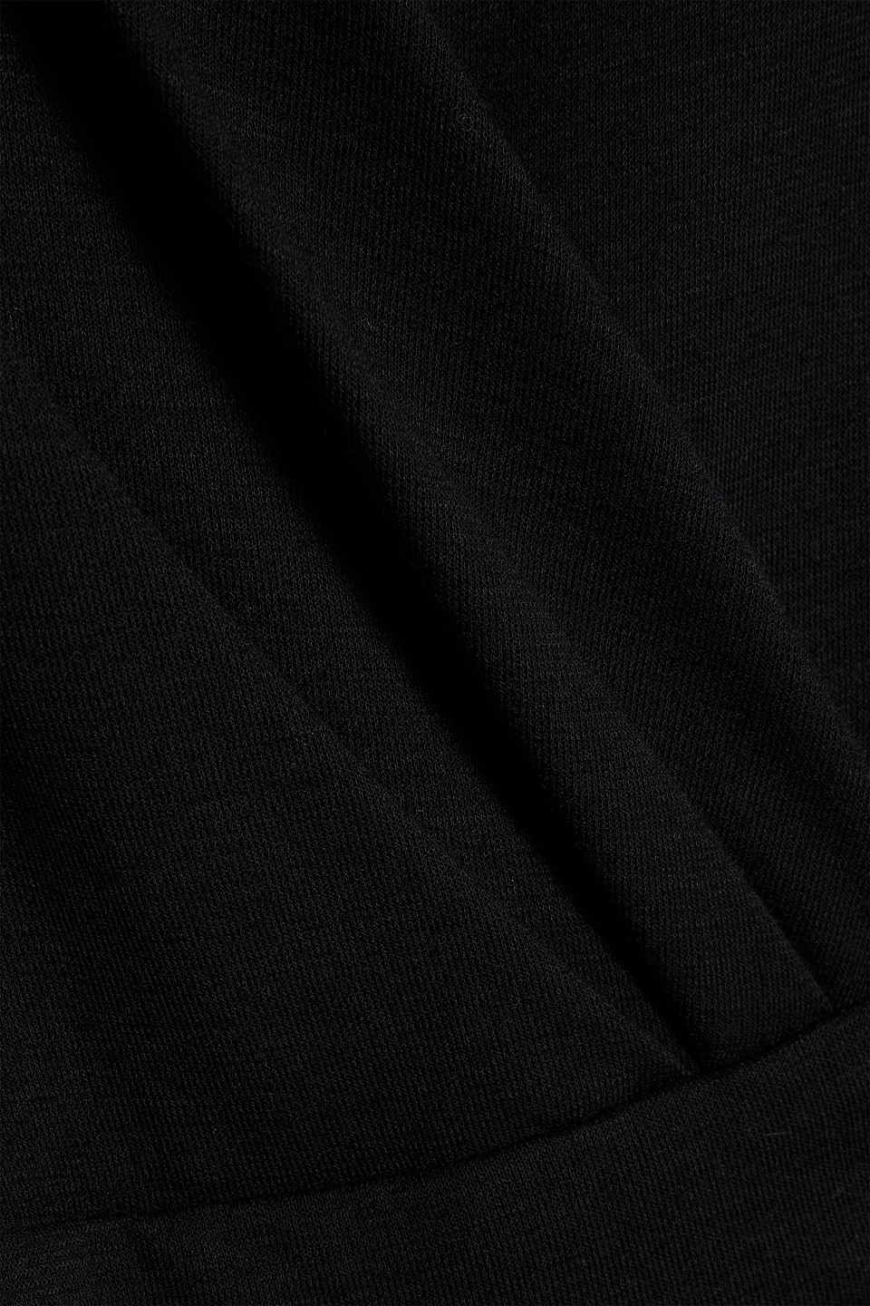 Max Mara Virtus Wrap-effect Jersey Dress In Black