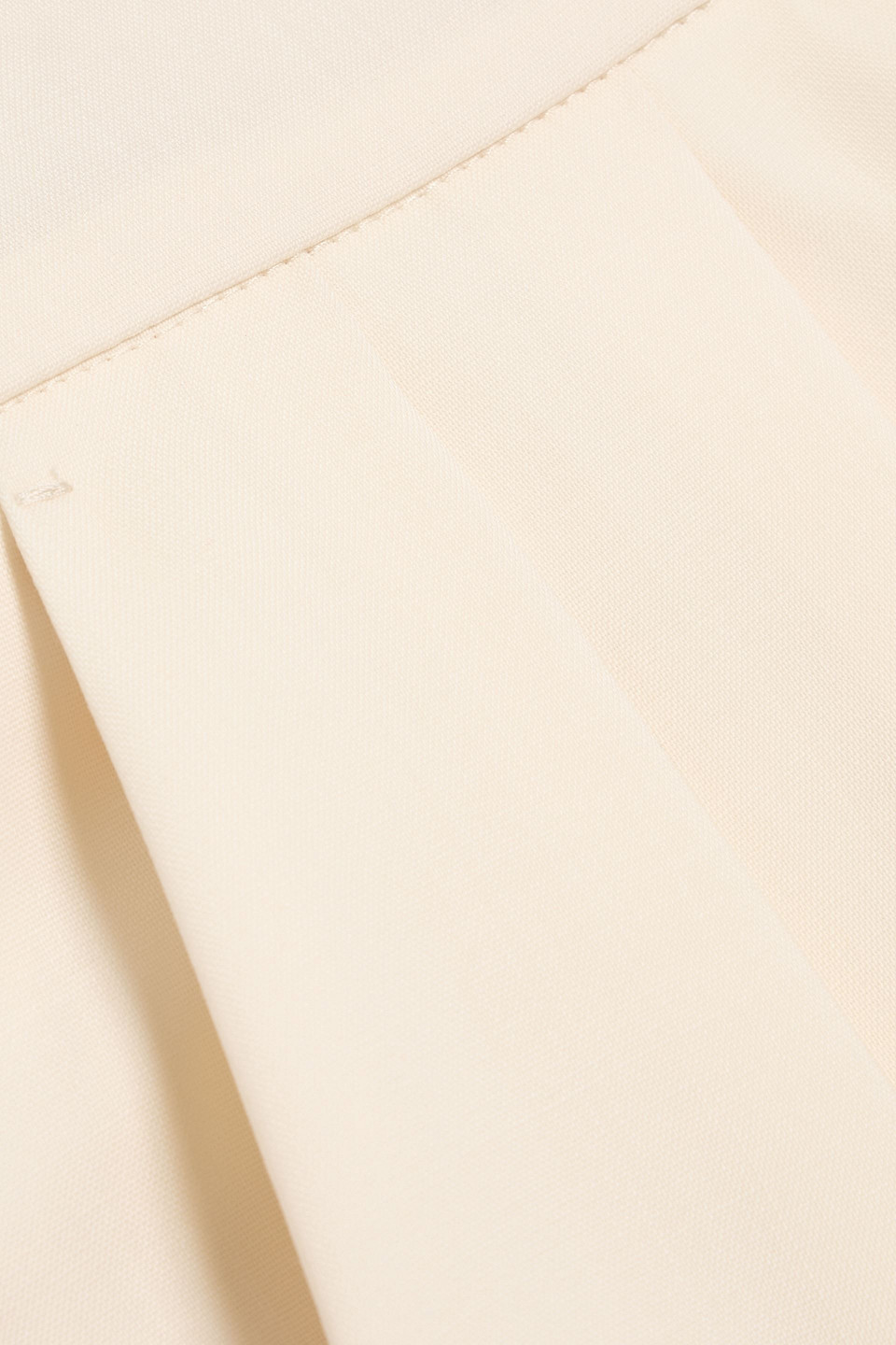 Max Mara Priamo Wool-crepe Shorts In Sand