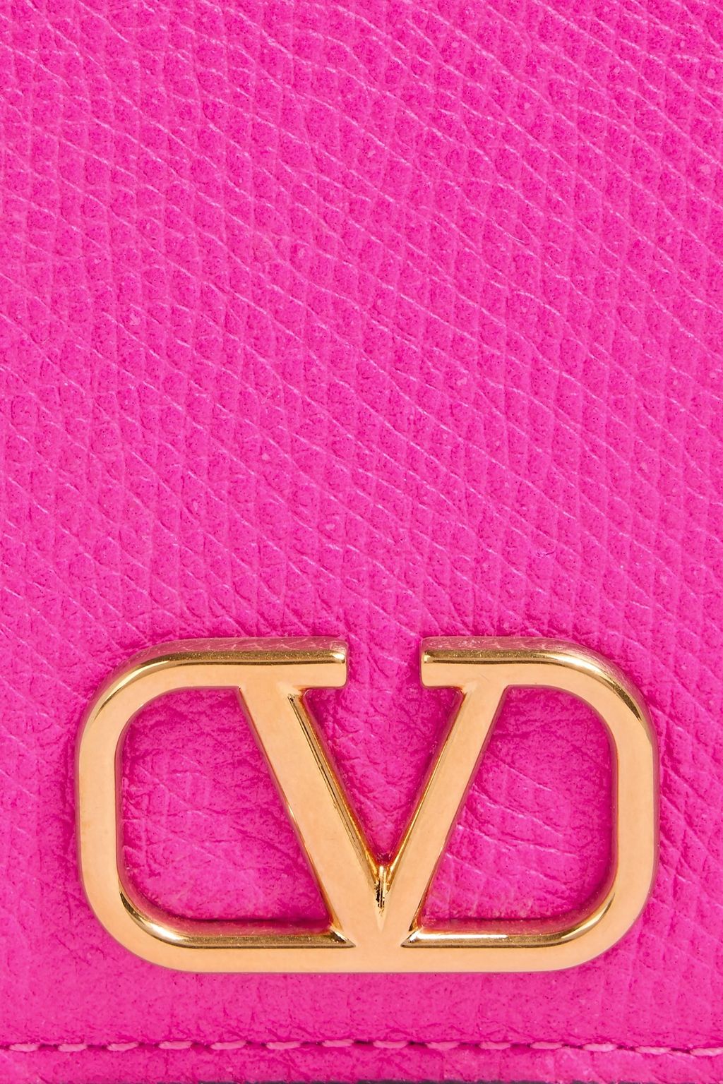 VALENTINO GARAVANI VLOGO pebbled-leather wallet