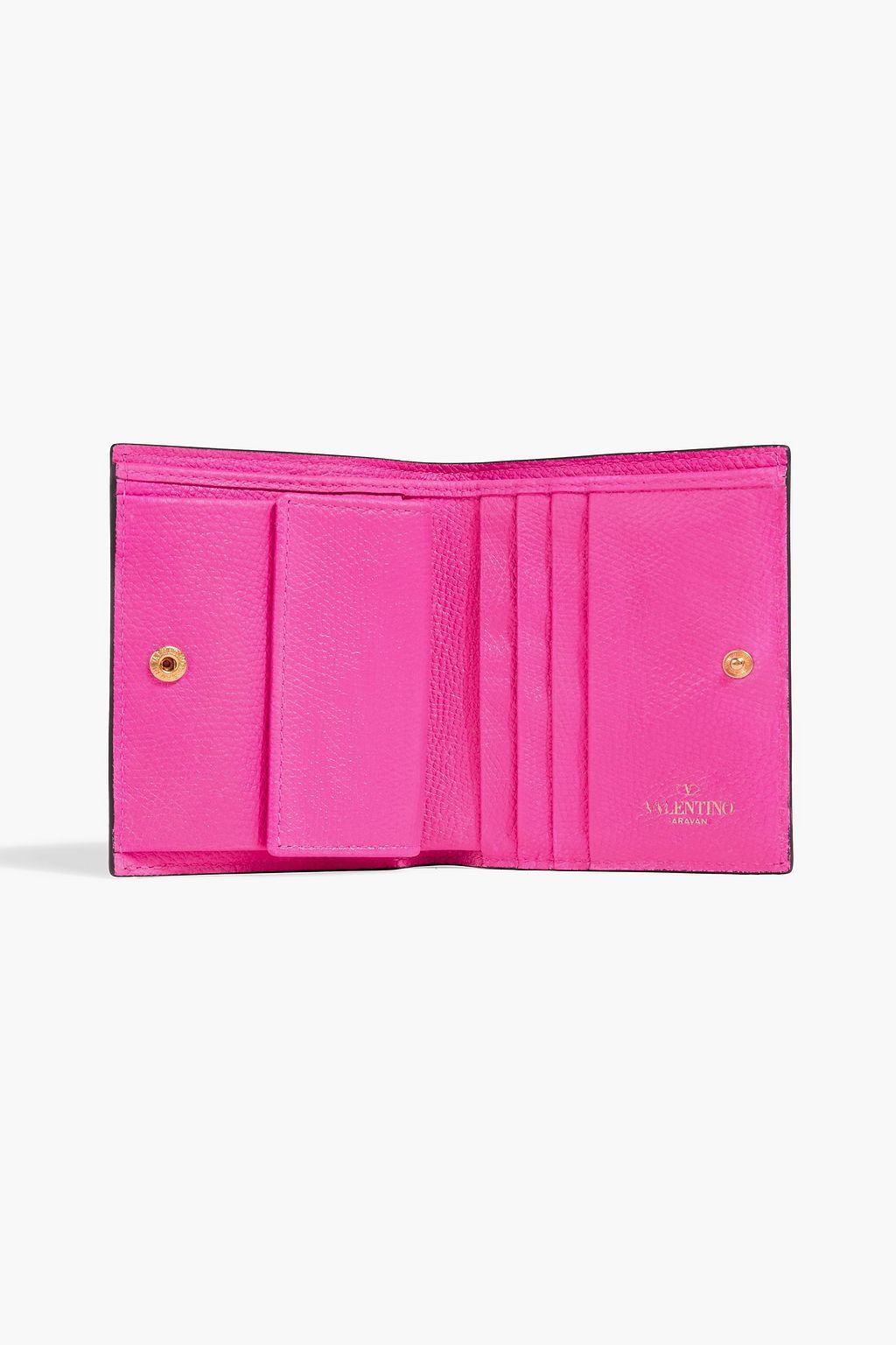 VALENTINO GARAVANI VLOGO pebbled-leather wallet