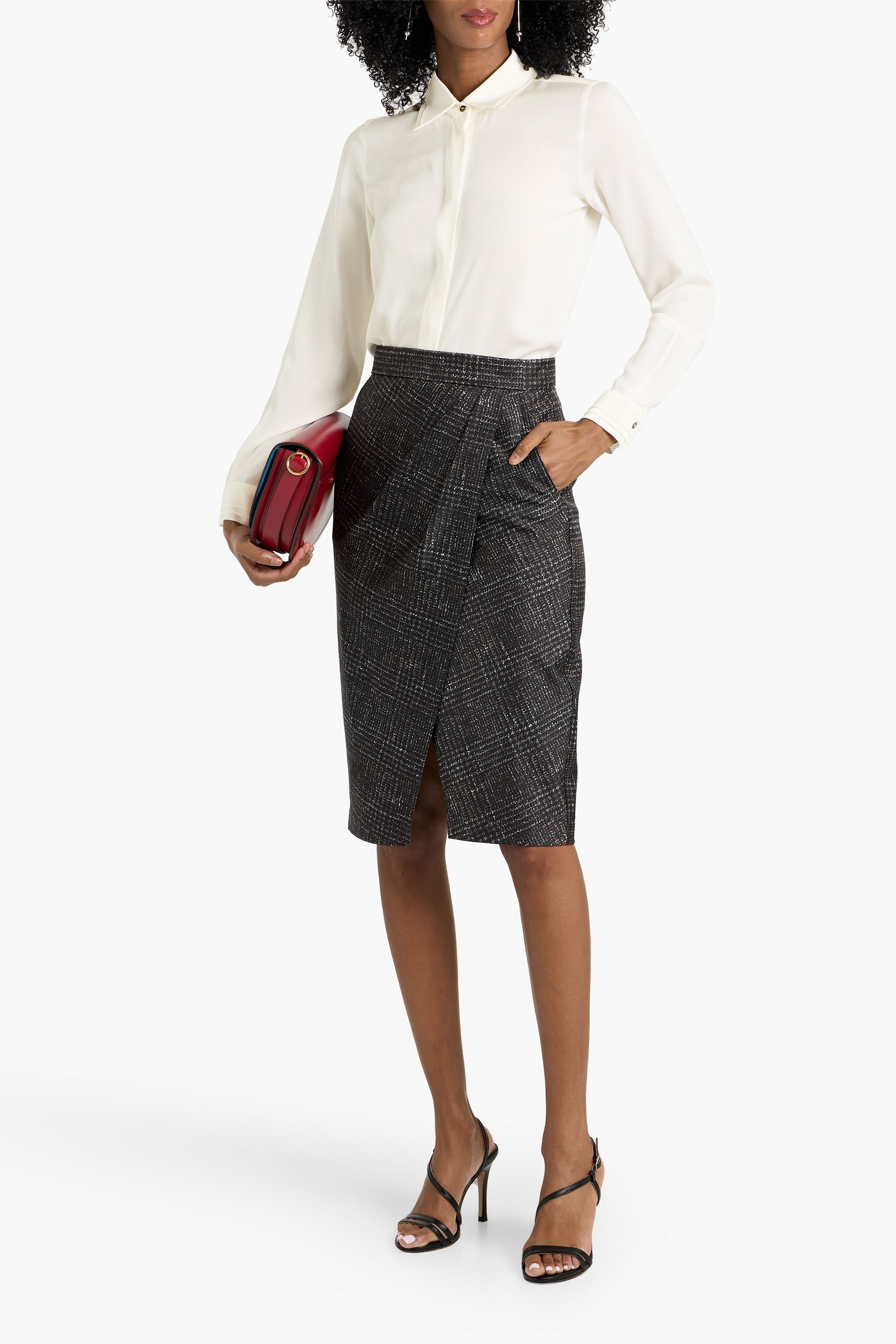 Max Mara Norel silk crepe de chine shirt
