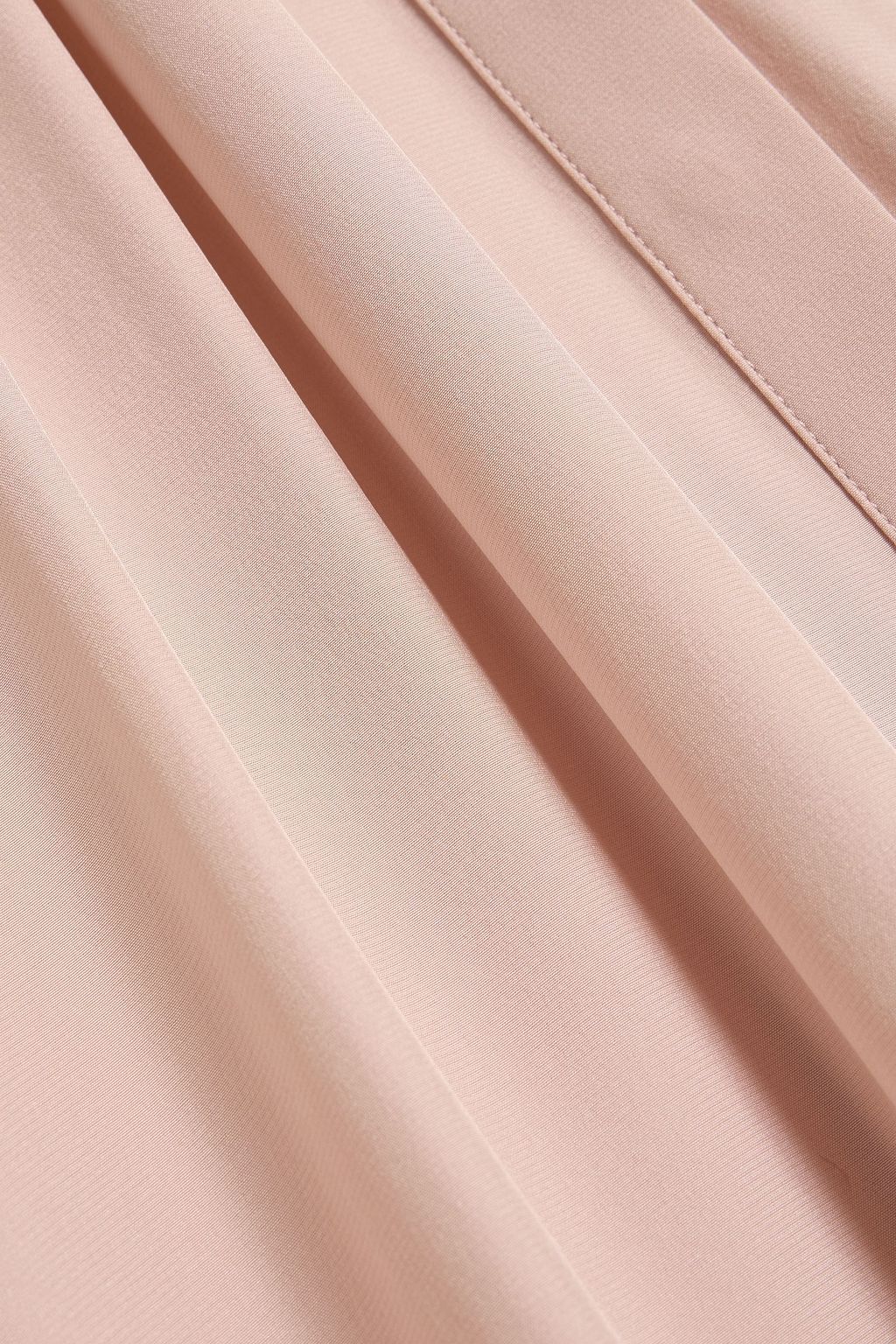 MAX MARA Calca belted silk crepe de chine midi shirt dress