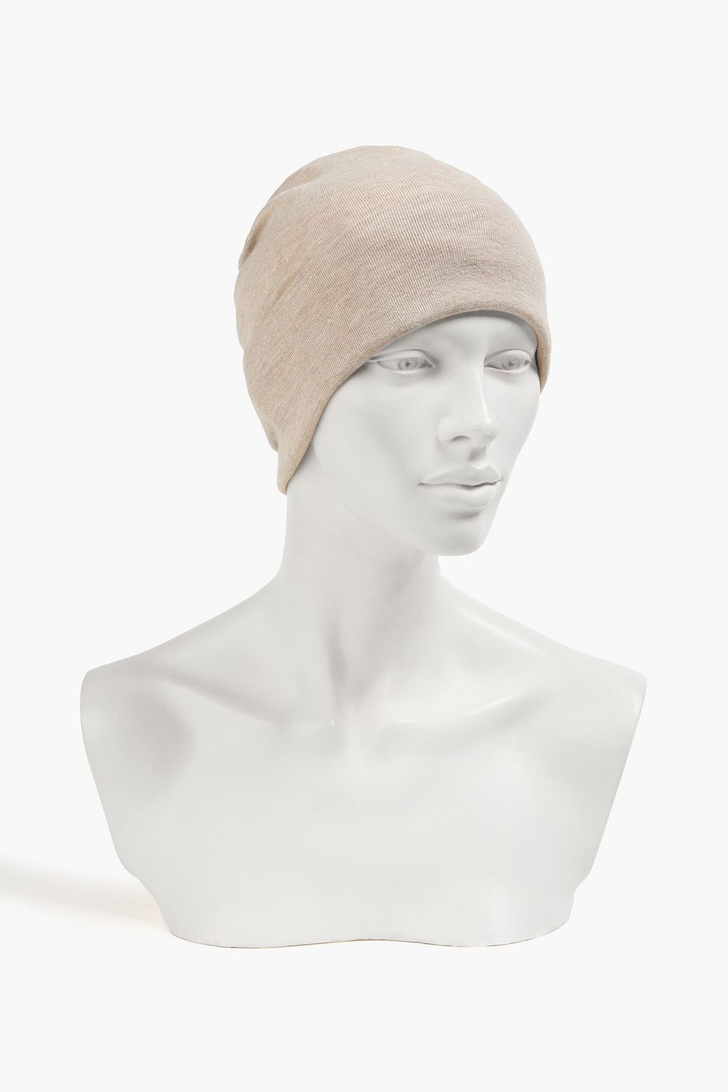 BRUNELLO CUCINELLI Metallic knitted beanie