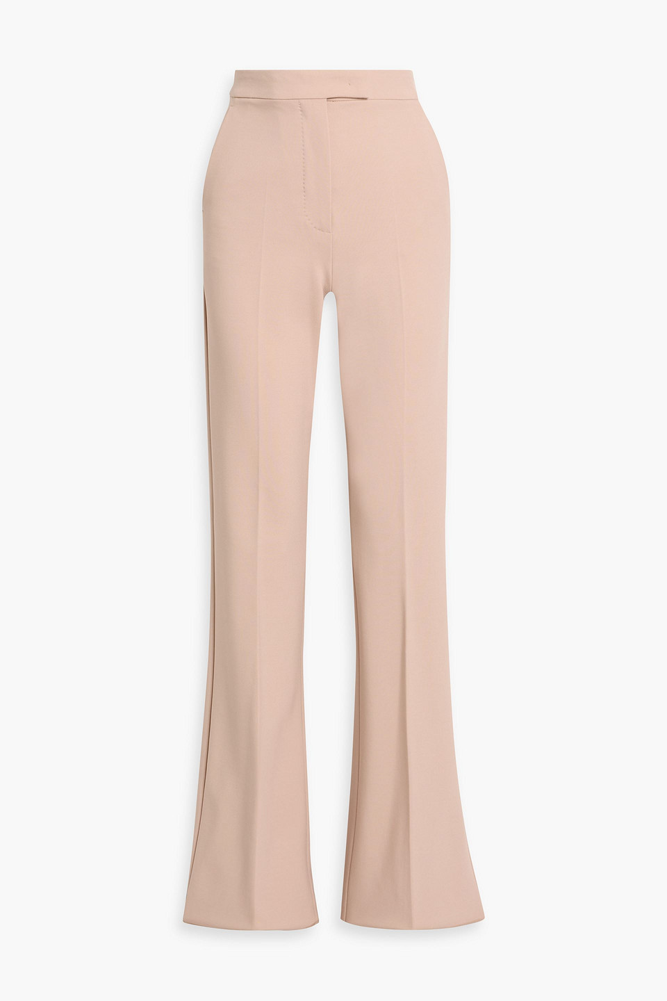Max Mara Norcia Stretch-cady Flared Pants In Pink