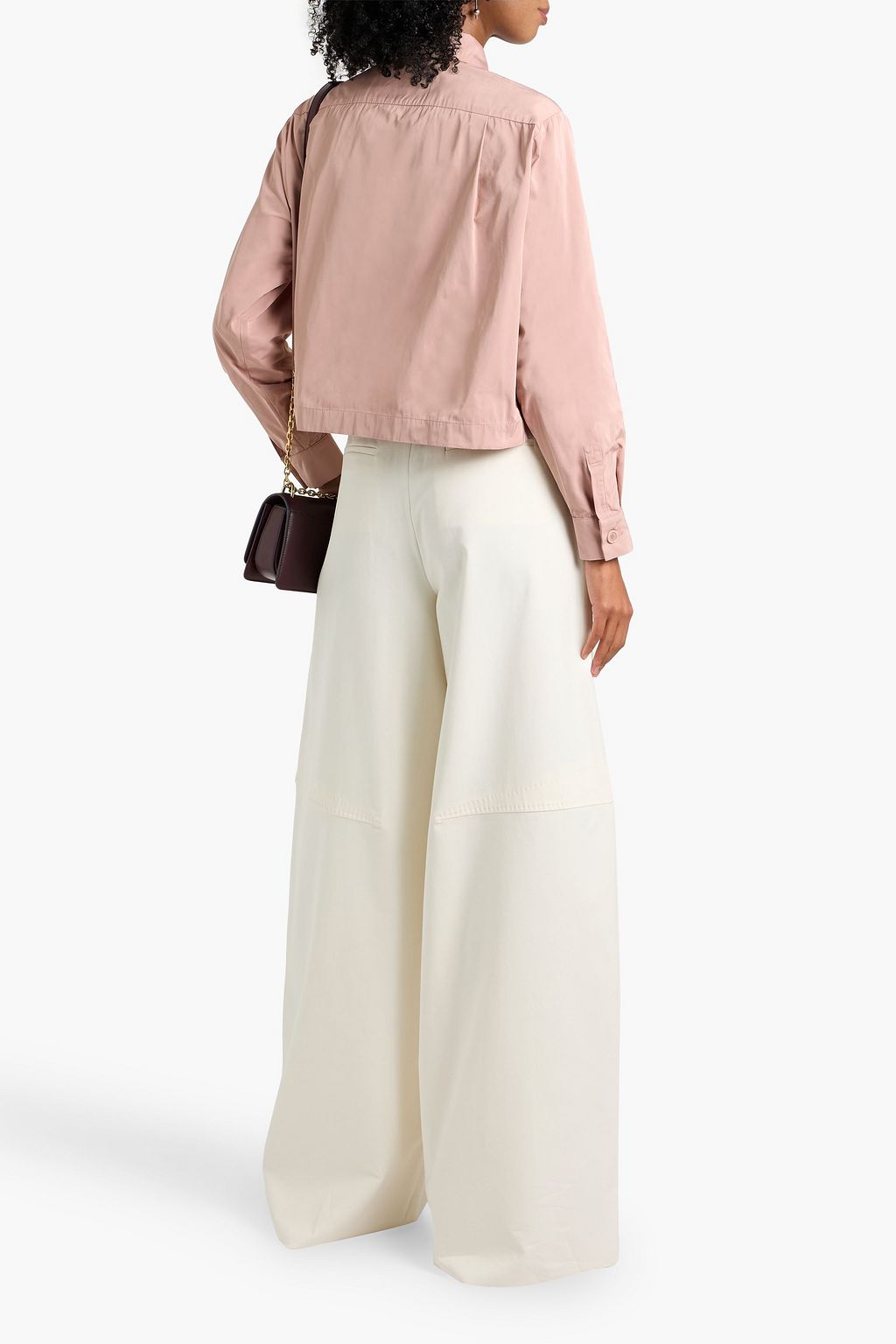 MAX MARA Avoriaz cotton-blend wide-leg pants