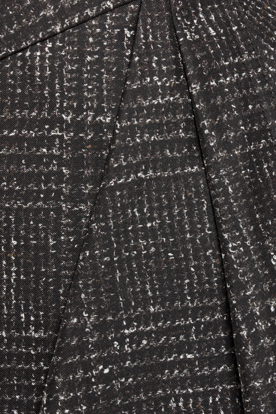 Max Mara Hidalgo Wrap-effect Checked Silk-twill Skirt In Multi