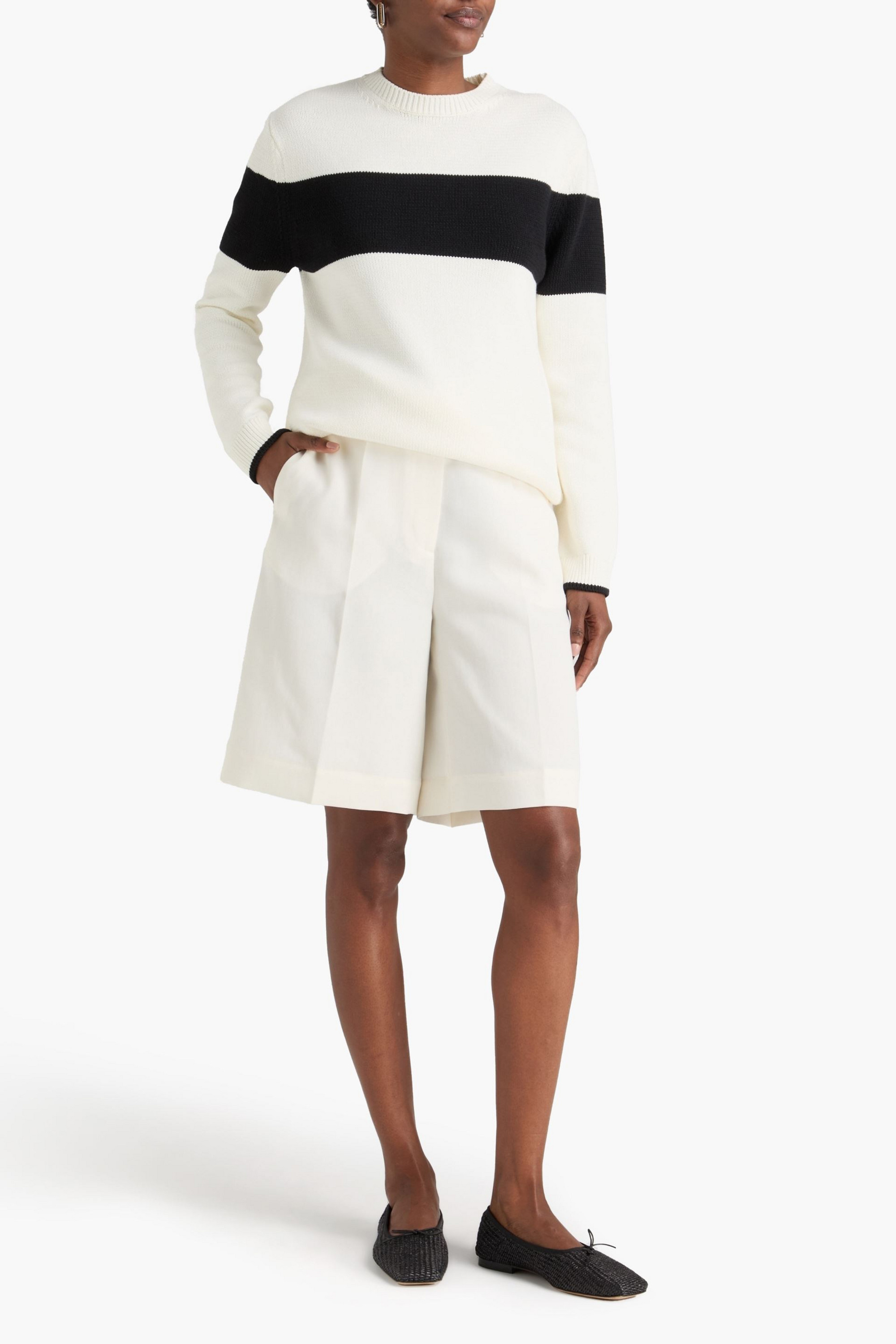 TOTEME Crepe shorts