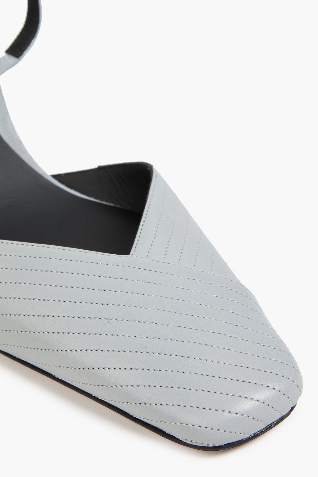 NEOUS Dilmun quilted leather slingback pumps