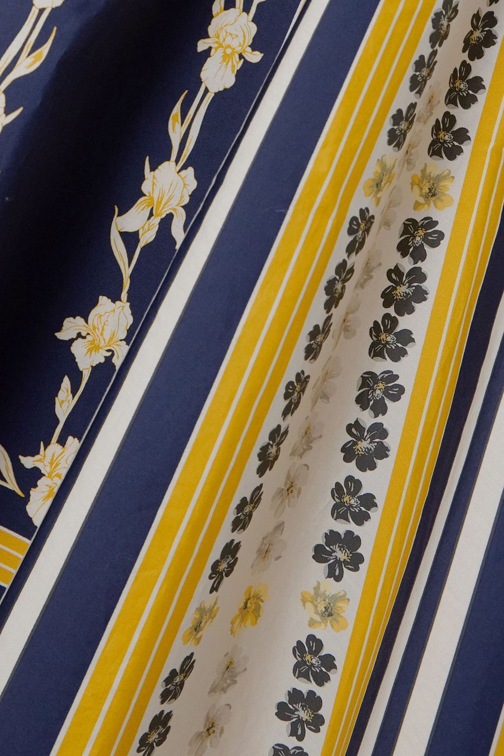 LA DOUBLEJ 프린트 코튼 포플린 미디 스커트