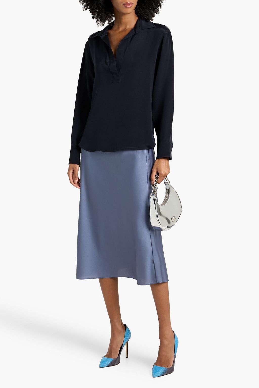 MAX MARA Zanzero silk crepe de chine blouse